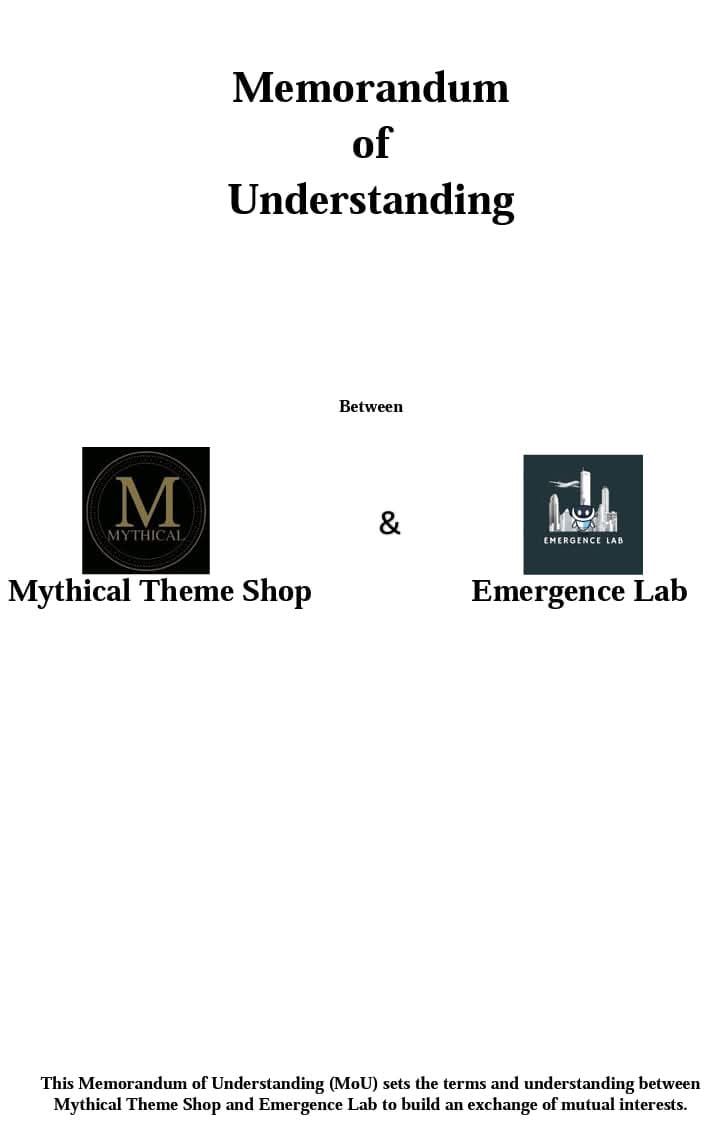 Mythical Theme Shop Supports Emergence Lab’s Digital Marketing Initiatives
